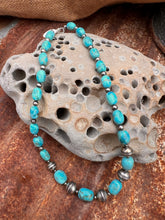 Load image into Gallery viewer, Kingman Turquoise and Navajo Pearl Necklace