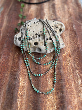 Load image into Gallery viewer, Sage Green Kingman Turquoise and Navajo Pearl Necklace
