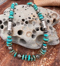 Load image into Gallery viewer, Kingman Turquoise and Navajo Pearl Necklace