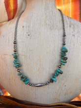 Load image into Gallery viewer, Kingman Turquoise &amp; Authentic Navajo Pearl Bead Necklace