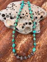 Load image into Gallery viewer, Kingman Turquoise and Navajo Pearl Necklace