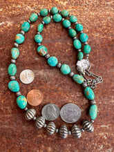 Load image into Gallery viewer, Kingman Turquoise and Navajo Pearl Necklace