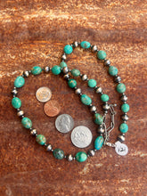 Load image into Gallery viewer, Kingman Turquoise and Navajo Pearl Necklace
