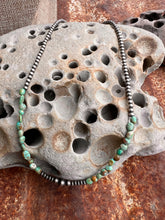 Load image into Gallery viewer, Sage Green Kingman Turquoise and Navajo Pearl Necklace