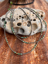 Load image into Gallery viewer, Sage Green Kingman Turquoise and Navajo Pearl Necklace