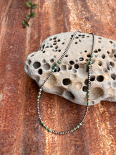 Load image into Gallery viewer, Sage Green Kingman Turquoise and Navajo Pearl Necklace