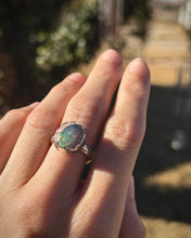 Load image into Gallery viewer, Fire Opal in Rhyolite Ring