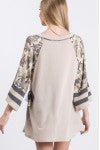 Load image into Gallery viewer, Shirt Long Sleeve Cream with Camo Sleeve