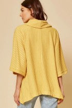 Load image into Gallery viewer, Top Tunic Style With Cowl Neck  Marigold,