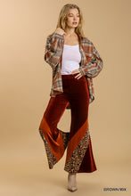 Load image into Gallery viewer, Shacket - Plaid Oversized  Brown Mix