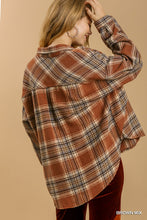 Load image into Gallery viewer, Shacket - Plaid Oversized  Brown Mix