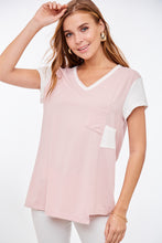 Load image into Gallery viewer, Shirt Short Sleeve with Pocket Pink