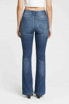 Load image into Gallery viewer, Jeans Aliyah High Rise Flare Access Denied -