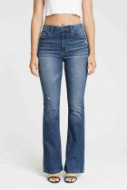 Load image into Gallery viewer, Jeans Aliyah High Rise Flare Access Denied -