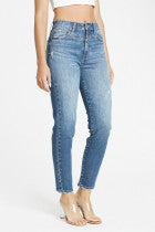 Load image into Gallery viewer, Jeans-Tobi Super High Rise Mom Jean  Ankle