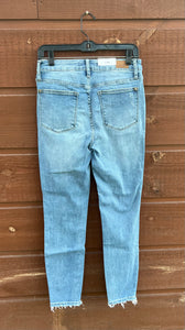 Jeans- High Rise Button Fly Skinny