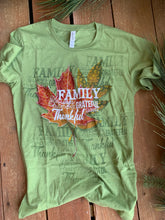 Load image into Gallery viewer, T Shirt Family Leaf - Green