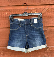 Load image into Gallery viewer, Jeans- High Waist Pull On Shorts