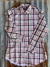 Load image into Gallery viewer, Long Sleeve Light Weight Plaid - Tee Pee &quot;March To The Beat Of Your Own Drum&quot;