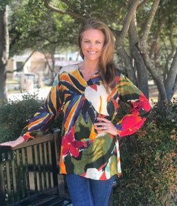 Top Multicolored Tunic