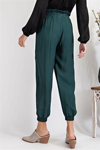 Pants- Draw String Jogger Green