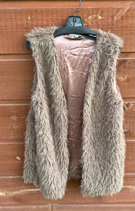 Vest  Furry Open Front