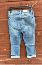 Load image into Gallery viewer, Jeans- High Waist Cuffed Capri