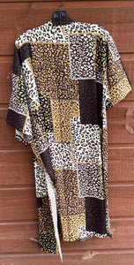 Duster Long Brown Leopard