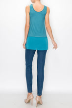 Load image into Gallery viewer, Top Tank w/sheer Extender Teal