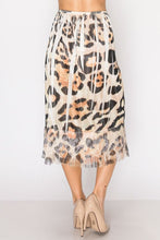 Load image into Gallery viewer, Skirt -Medium Length, Leopard and Lace Bottom